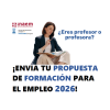 Convocatoria profesores de presentación nuevas acciones formativas 2026