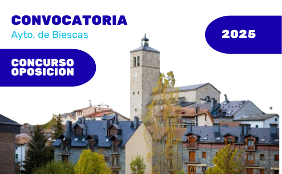 Convocatoria Concurso Oposicion Ayto. Biescas
